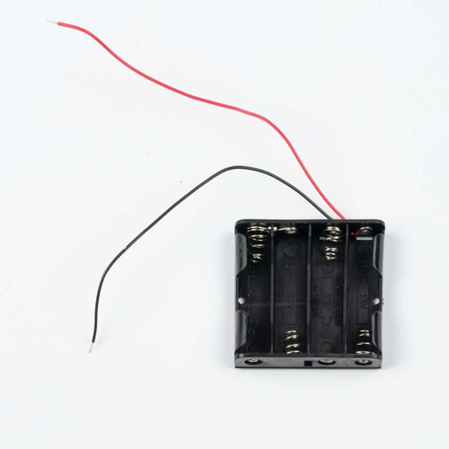 Battery Holder for AA Cells, 4x AA