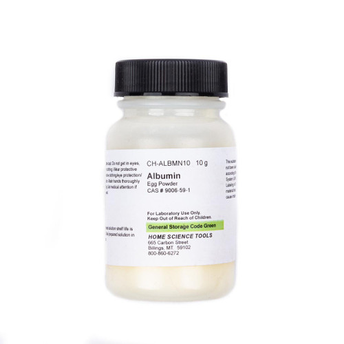 10 g container of Albumin