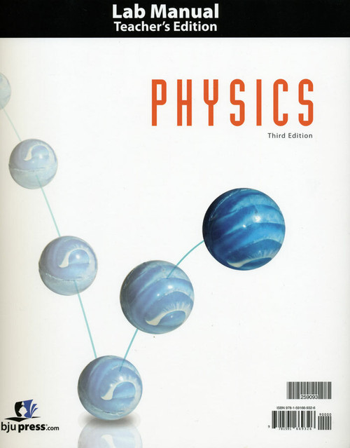 BJU Press Physics 12 Teacher's Lab Manual
