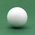 Styrofoam ball, 3" diameter, individual
