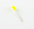 LED, yellow, diffuse type, 5mm
