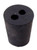 Rubber Stopper, #3, 2-hole