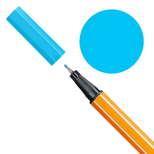 Stabilo Point 88 Pen Neon Blue (No. 031) - (1000081392)