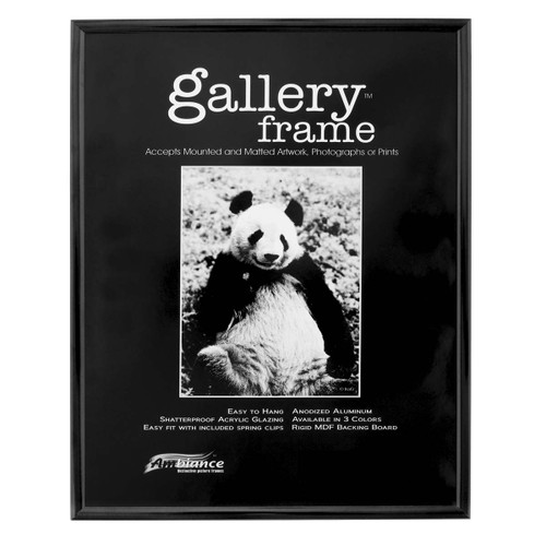 Ambiance Gallery Aluminum Frame 14x18 in. Black - (72086)