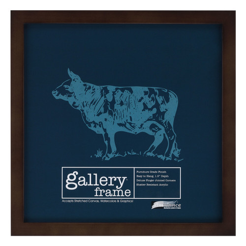 Ambiance Gallery Wood Frame Espresso 24X24 - (91542)