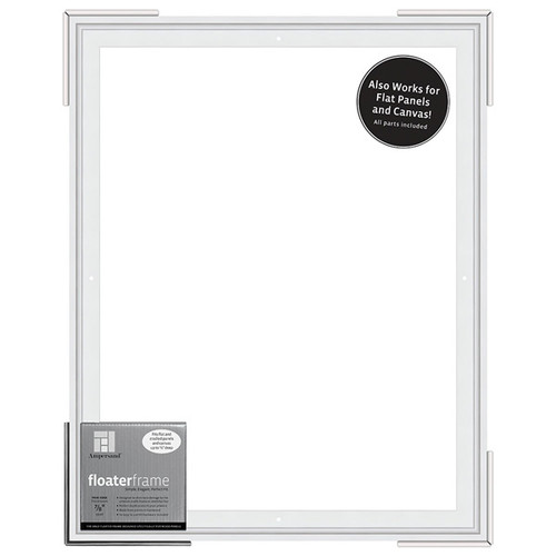 Ampersand Thin 7/8" Depth Floater Frame White 16"x20" - (200025320)