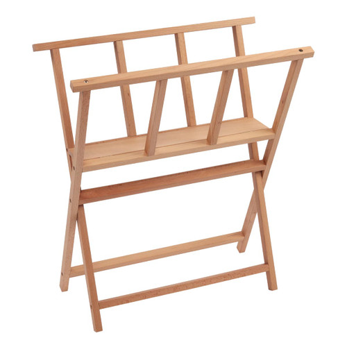 Creative Mark Folding Print Rack Varnished Light Wood