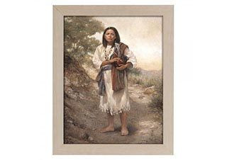 Phoenix 1in Wood Frame 2mm Glass & Cardboard Backing 16x20 - White Wash - (200019803)