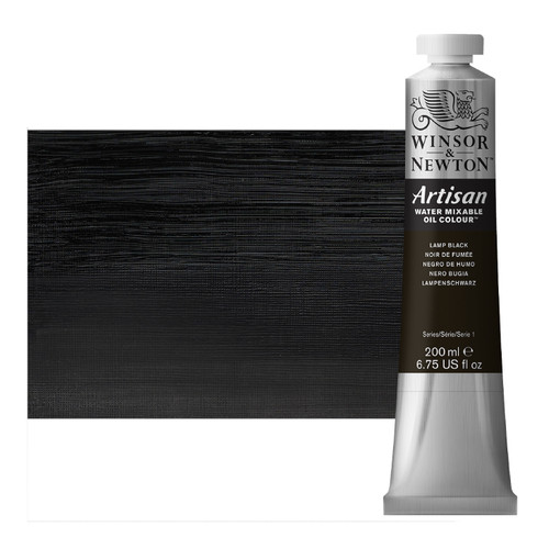 Artisan Oil Color 200ml Lamp Black - (77245)