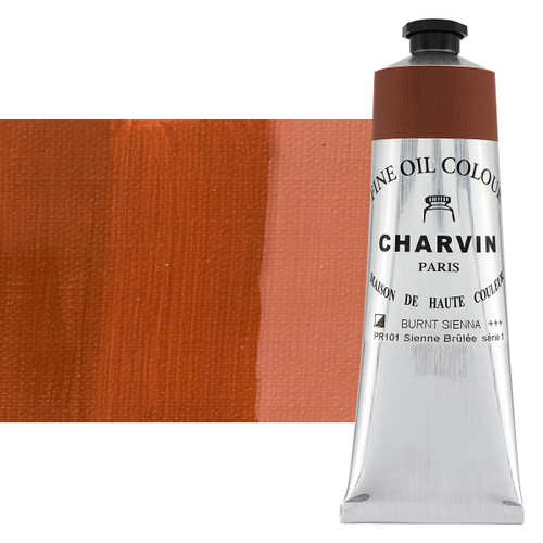 Charvin Fine Oil Colour Burnt Sienna 150mL Tube - (82575)