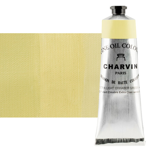Charvin Fine Oil Colour Cinnabar Green Extra Light 150mL Tube - (82590)