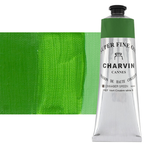 Charvin Fine Oil Colour Cinnabar Green Medium 150mL Tube - (82592)