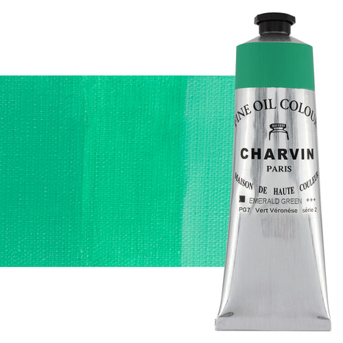 Charvin Fine Oil Colour Emerald Green 150mL Tube - (82602)