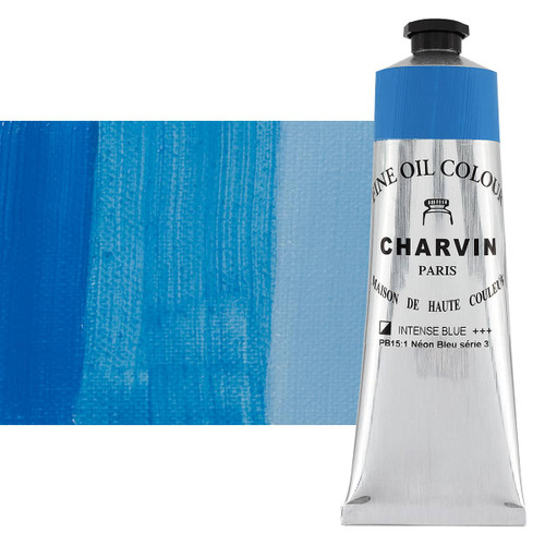 Charvin Fine Oil Colour Intense Blue 150mL Tube - (82629)