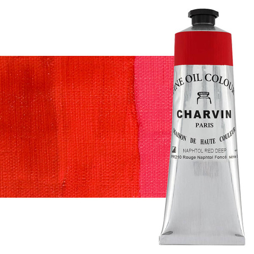 Charvin Fine Oil Colour Naphtol Red Deep 150mL Tube - (82652)