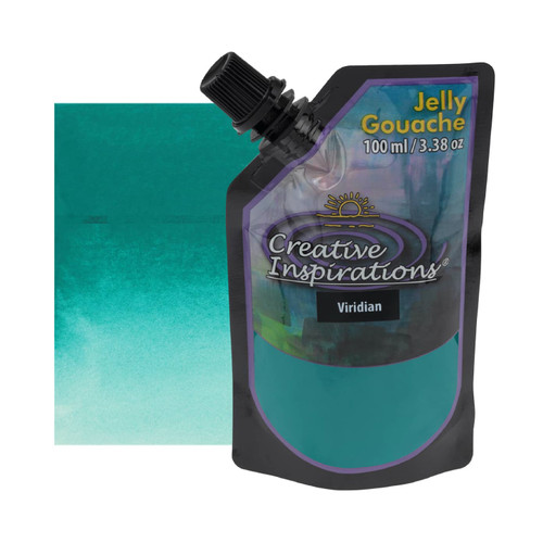 Creative Inspirations Jelly Gouache 100mL Viridian - (90811)