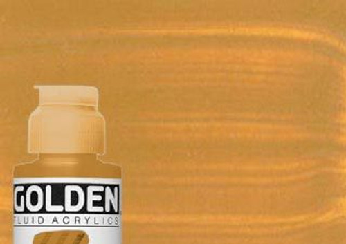 Golden Fluid Acrylic 4 oz. Yellow Ochre - (63769)
