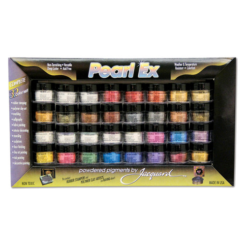Jacquard Pearl-Ex Powdered Pigments 32 Color Set - (54990)