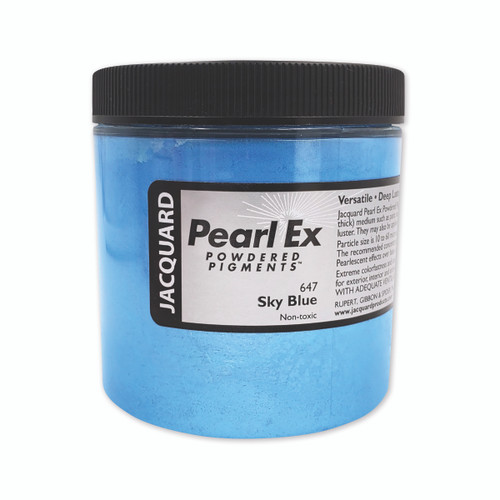 Jacquard Pearl-Ex Powdered Pigments 4oz Sky Blue - (74778)