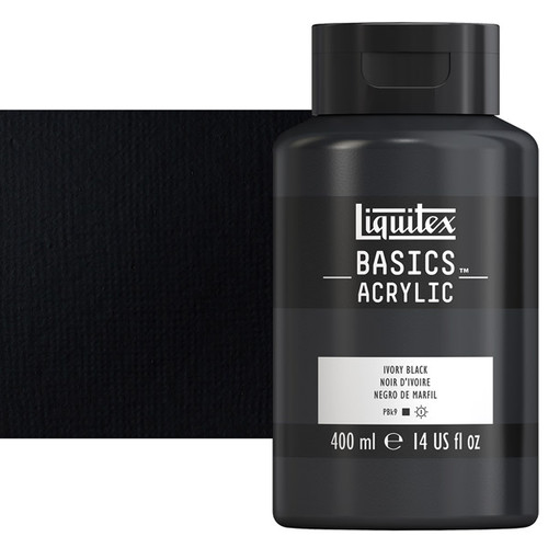 Liquitex Basics Acrylic 400ml Ivory Black - (200027282)