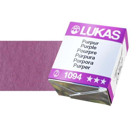 Lukas 1862 Watercolor Purple Half Pan - (69580)