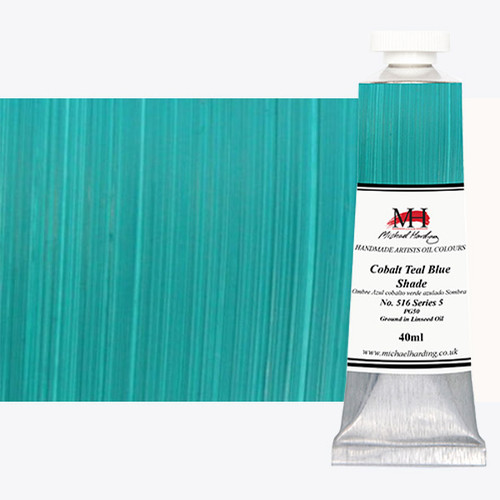Michael Harding Artists Oil Colour 40ml Cobalt Teal (Blue Shade) - (200036688)