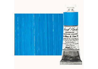 Michael Harding Artists Oil Colour 40ml Phthalo Blue and Titanium White - (200000063)