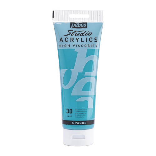 Pebeo Studio Acrylic 250ml Turquoise Blue - (200028813)