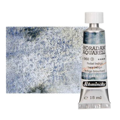 Schmincke Horadam Super Granulating Watercolor 15ml Haze Indigo - (200041769)