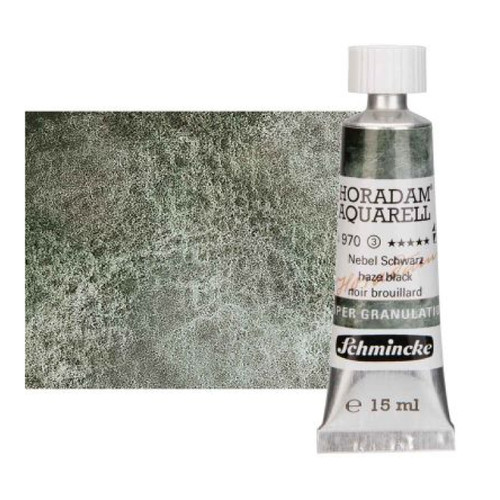Schmincke Horadam Super Granulating Watercolor 15ml Haze Black - (200041766)