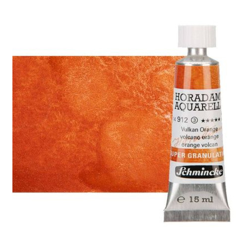 Schmincke Horadam Super Granulating Watercolor 15ml Volcano Orange - (200038012)