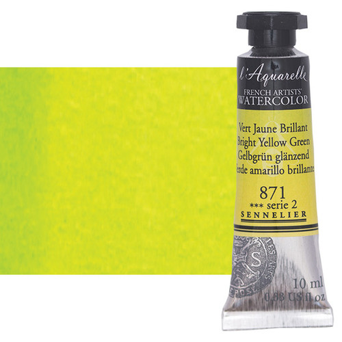 Sennelier l'Aquarelle Artists Watercolor 10ml Bright Yellow Green - (200007009)