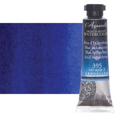 Sennelier l'Aquarelle Artists Watercolor 10ml Blue Indanthrene - (200007005)
