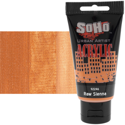 SoHo Urban Artist Acrylic Raw Sienna 75ml Tube - (90429)