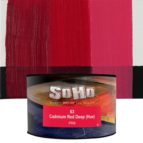 SoHo Urban Artist Oil Color Cadmium Red Deep Hue 430ml Can - (87997)