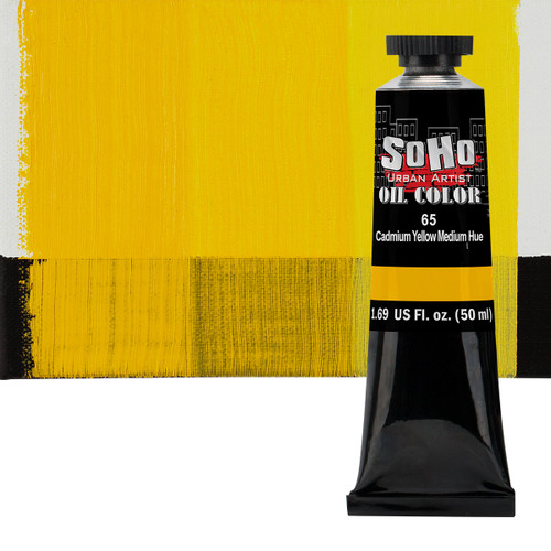 SoHo Urban Artist Oil Color Cadmium Yellow Medium Hue 50ml Tube - (87946)