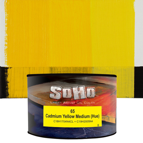 SoHo Urban Artist Oil Color Cadmium Yellow Medium Hue 430ml Can - (87999)