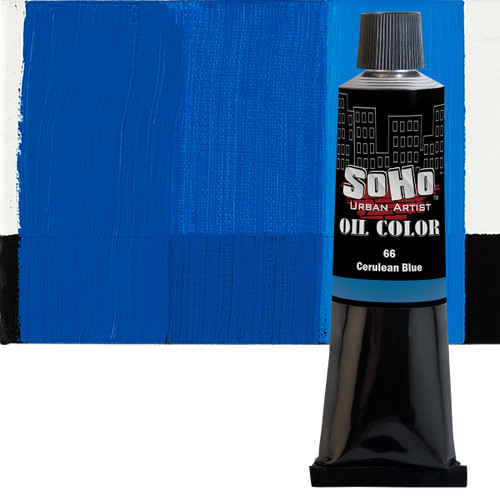 SoHo Urban Artist Oil Color Cerulean Blue 170ml Tube - (83595)