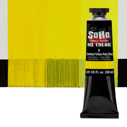 SoHo Urban Artist Oil Color Cadmium Yellow Pale Hue 50ml Tube - (87947)