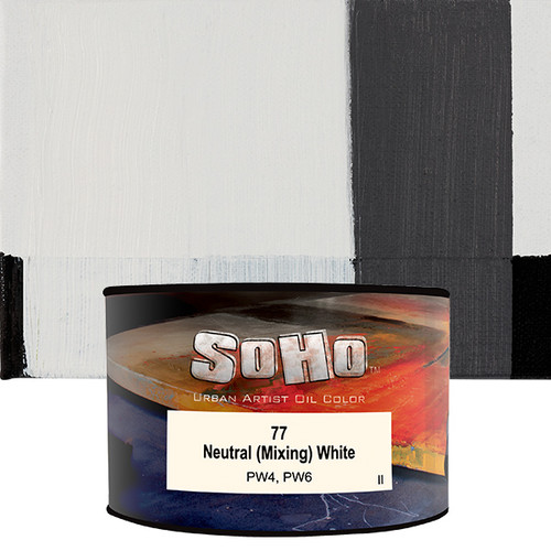SoHo Urban Artist Oil Color Mixing White 430ml Can - (88009)