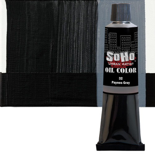 SoHo Urban Artist Oil Color Paynes Gray 170ml Tube - (83614)