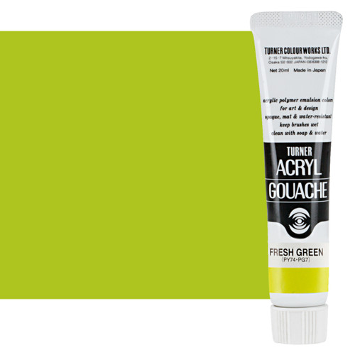 Turner Acryl Gouache Fresh Green 20ml Tube - (73504)