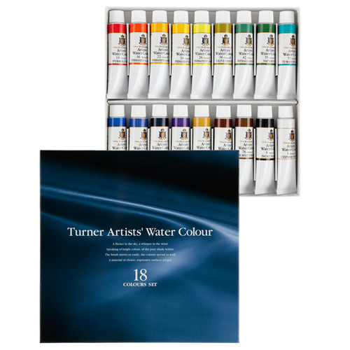Turner Artist's Watercolor Set of (18) 15mL Tubes - (200006687)