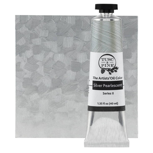 Tusc & Pine Oil Color 40ml Silver Pearlescent - (200041964)