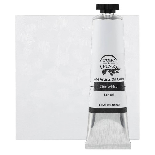 Tusc & Pine Oil Color 40ml Zinc White - (200042000)