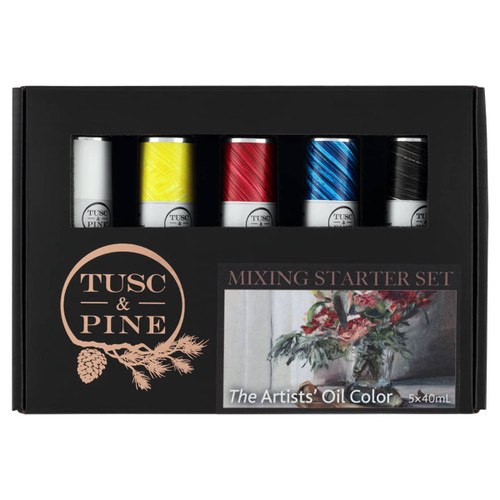 Tusc & Pine Oil Color 40ml Mixing Colors Starter Set of 5 - (92308) Tusc & Pine Oil Color 40ml Mixing Colors Starter Set of 5 - (92308)