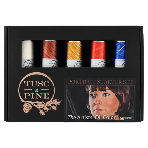 Tusc & Pine Oil Color 40ml Portrait Colors Starter Set of 5 - (92311) Tusc & Pine Oil Color 40ml Portrait Colors Starter Set of 5 - (92311)