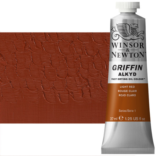 Winsor & Newton Griffin Alkyd Oil Color 37mL Tube Light Red - (33334) Winsor & Newton Griffin Alkyd Oil Color 37mL Tube Light Red - (33334)
