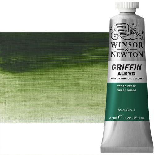 Winsor & Newton Griffin Alkyd Oil Color 37mL Tube Terre Verte - (33349)