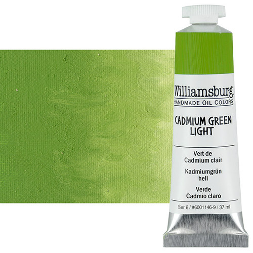 Williamsburg Oil Color 37ml Cadmium Green Light - (60143) Williamsburg Oil Color 37ml Cadmium Green Light - (60143)